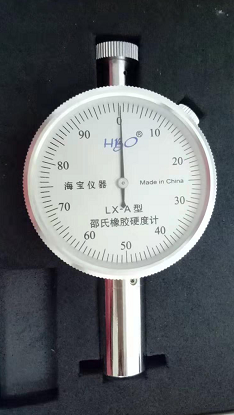Hardness tester for plastic parts