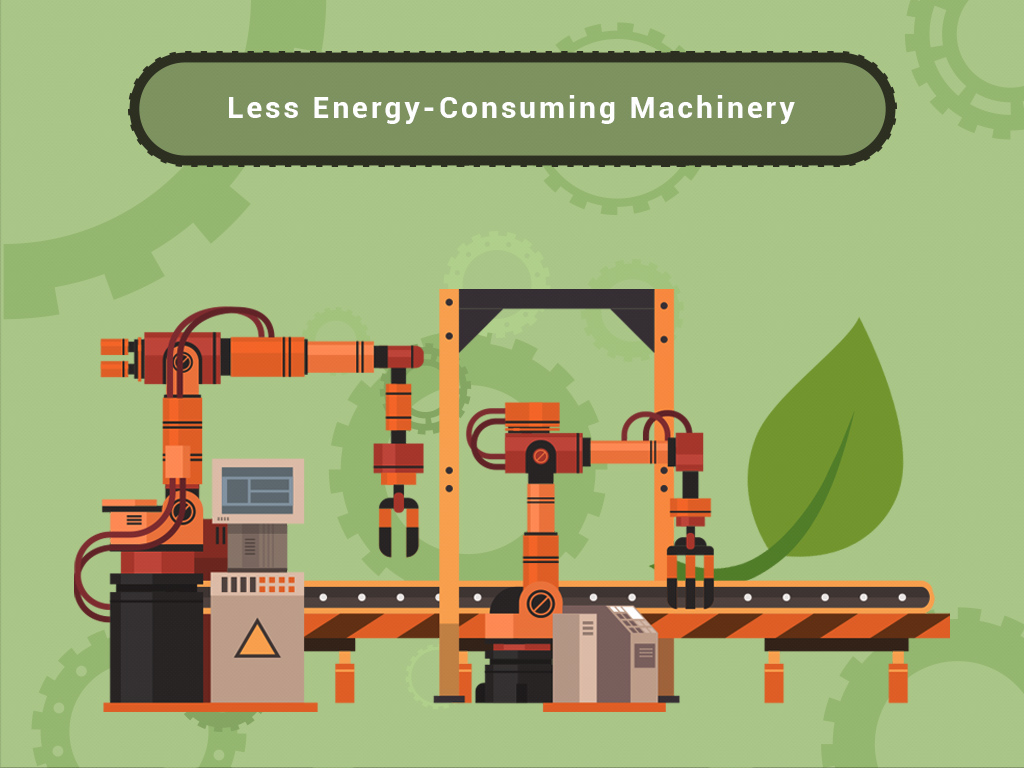 Less Energy Consuming Machinery