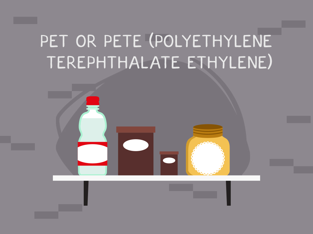 #1 PET or PETE (Polyethylene Terephthalate Ethylene)