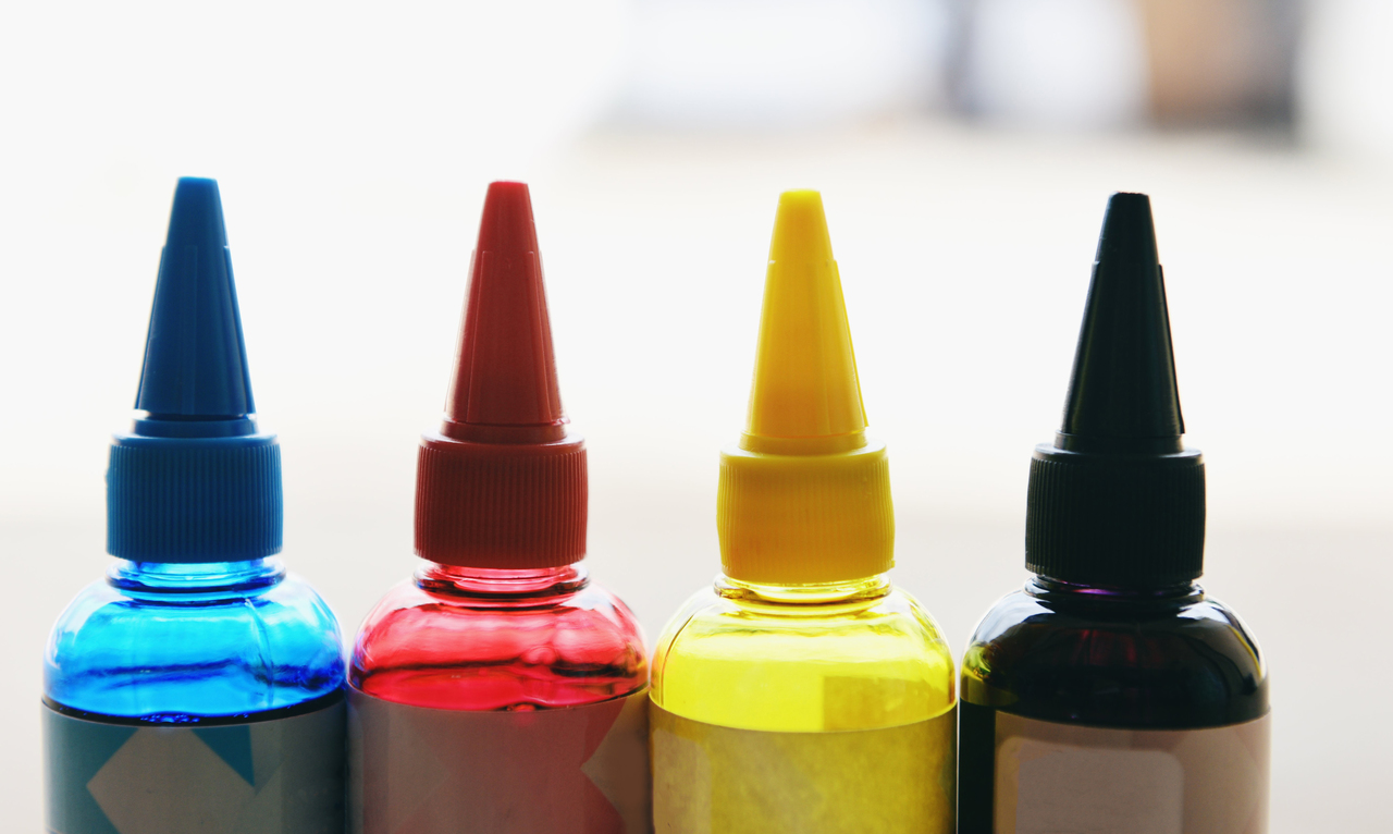 Printer color bottles