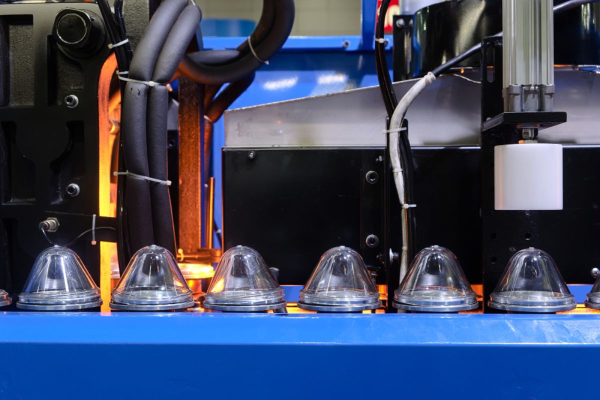 Plastic made through the injection molding process